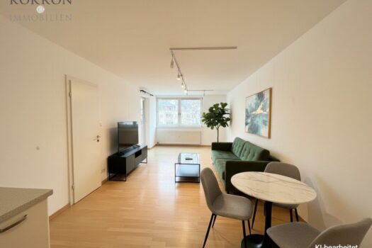 Wohnzimmer virtuell möbliert