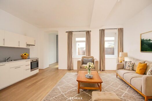 Wohnküche (virtuell eingerichtet)