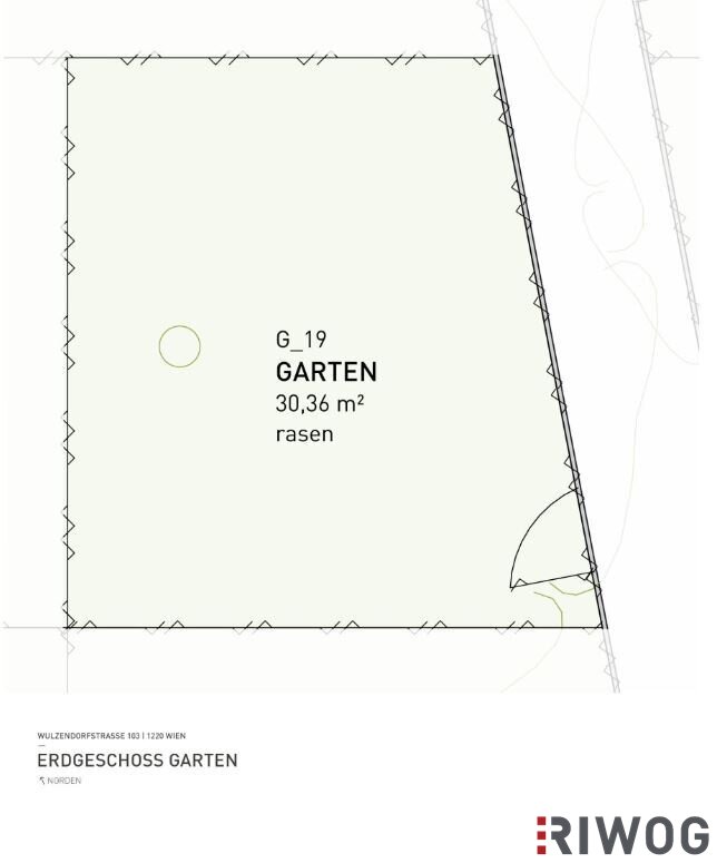 Grundriss Garten