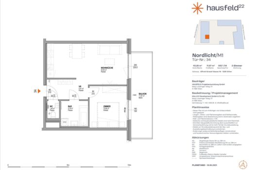 Unbefristete Neubau-Mietwohnung im Oberen Hausfeld | Termin online buchen: www.hausfeld22.at/nordlicht VSMglkKZdAwj5HunSUbJ1