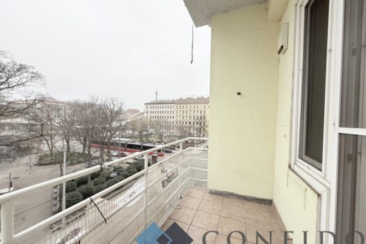 Urban-Loritz-Platz - 3-Zimmer-Altbauwohnung mit westseitiger Loggia und großem Gestaltungspotenzial Loggia