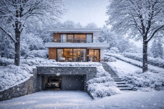 Haus um 1 symbolischen Euro So könnte Ihre Villa im Winter aussehen