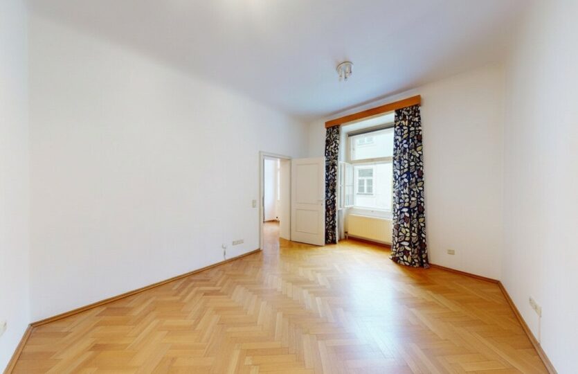 Schlafzimmer unmöbliert