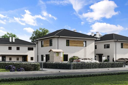 seitliche Hausansichten-Visualisierung