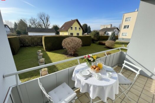 Südlich ausgerichtete Loggia