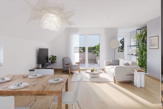 Großzügige 3-Zimmer-Wohnung mit Balkon | Ruhige Wohnlage | Klimaaktiv Wohnzimmer