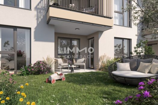 53,48qm 2Zi- O-GartenwohnungErstbezug, Ökologische Bauweis 211015_Elkbau_Ober-Grafendorf_Block_A_EG_Top8-02_Garten