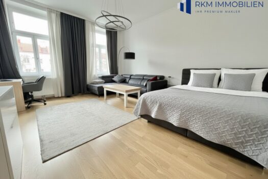 Helle 1-Zimmer-Wohnung nähe U4 Heiligenstädter Straße Wohnzimmer