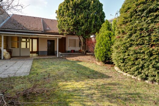 Blick aufs Haus vom Garten