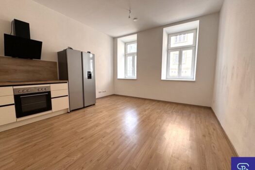 Provisionsfrei: Unbefristeter 40m² Altbau mit Einbauküche und 2 Zimmern - 1100 Wien Wohnküche