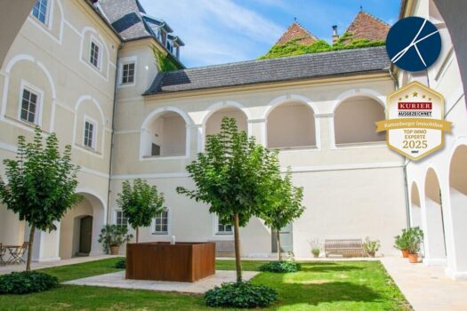 Stilvolle Altbauwohnung im Kremser Stadtzentrum Innenhof