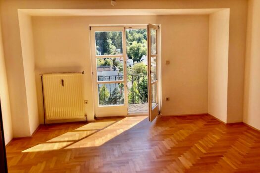 Wohnzimmer mit Balkon