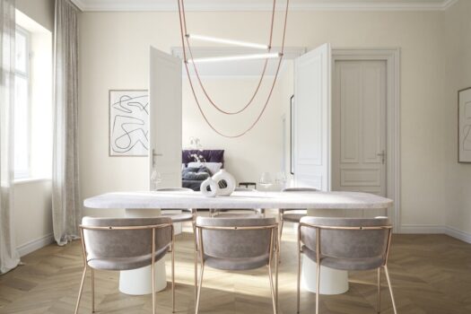 Großzügige 2-Zimmer-Wohnung mit Balkon nähe Naschmarkt Essbereich