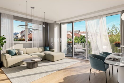 WOHNEN AM PARK - Urban & Grün - 3 Schlafzimmer, 2 Bäder! Perfekt für Familien! Top 1.46 Wohn-Essbereich