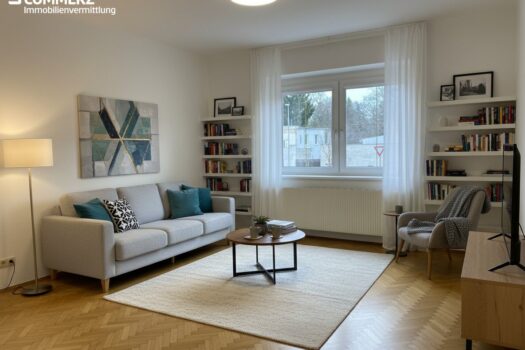 Wohnzimmer KI generiert