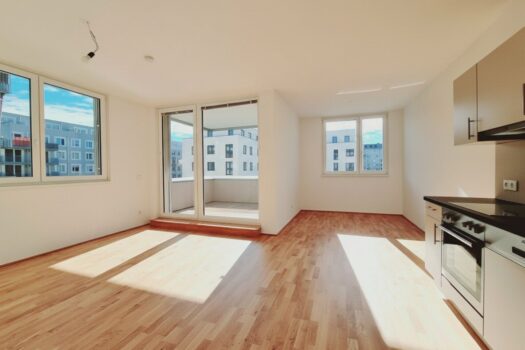 2-Zimmer-Wohnung mit Balkon | 57 m² | Lift | Klimaanlage | Sofortbezug Wohnküche
