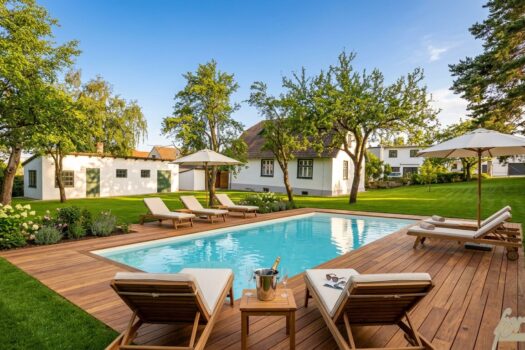 KI generierte Gartengestaltung