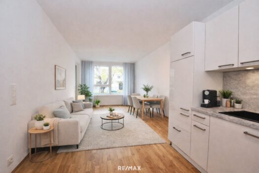 Wohnzimmer (virtuell eingerichtet)