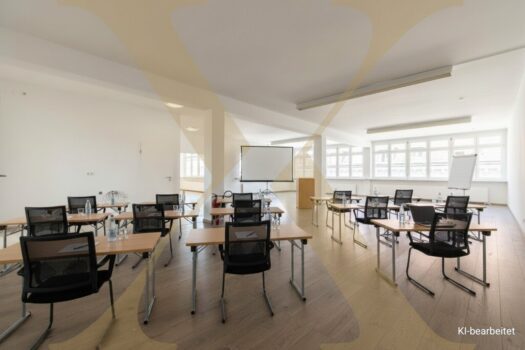 Lichtdurchflutete Bürofläche mit Schulungsraum in der Linzer Innenstadt zu vermieten! Schulungsraum - KI möbliert