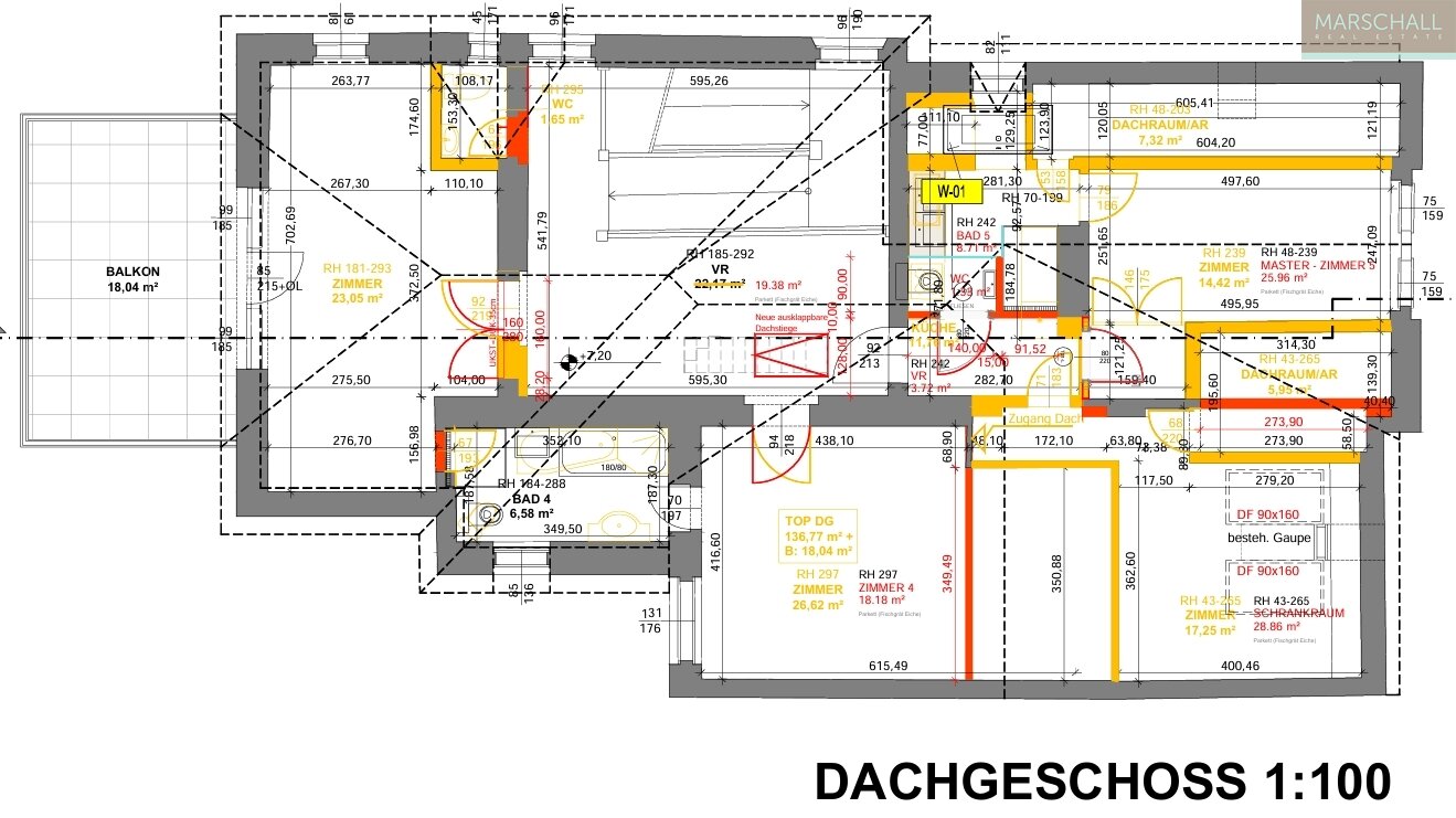 Plan Dachgeschoß
