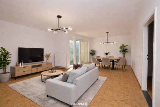 Wohnzimmer (virtuell eingerichtet)