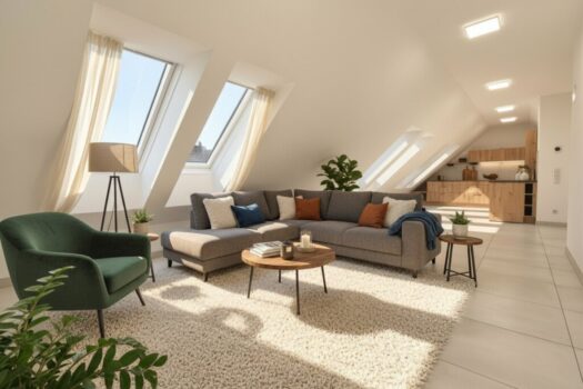 Traumhafte Dachgeschosswohnung – Erstbezug in hochwertig gebautem Wohnhaus - Klimaanlage - Moderne Küche - Gemeinschaftsgarten T4t5gYakrJI1J0cqfn45w