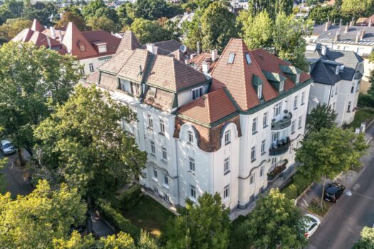 Willkommen in der grünen Villengegend