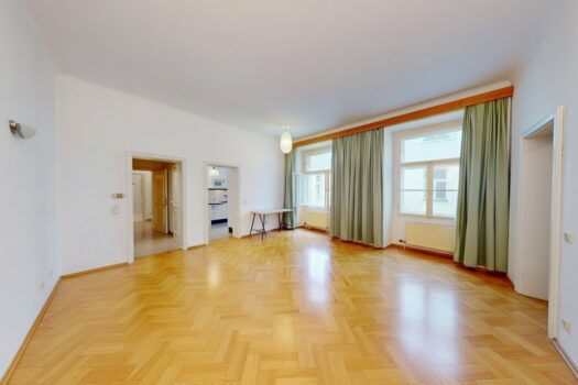 Wohnzimmer unmöbliert