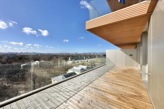 Ultramoderne Luxuswohnung mit spektakulärem Wien-Blick – ein einzigartiges Angebot Balkon