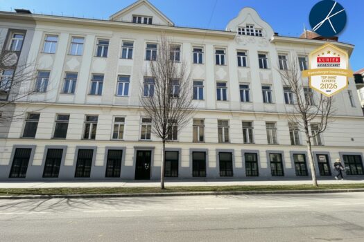 lange Straßenfronten - guter Werbeeffekt