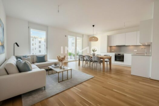 Perfekt aufgeteilt: 3 Zimmer mit zwei Balkonen – top Anbindung BEIM DONAUUFER 3CE4TRc70ENG8Gw7oqIJG2