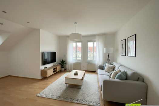 Wohnzimmer mit Einrichtungsvorschlag