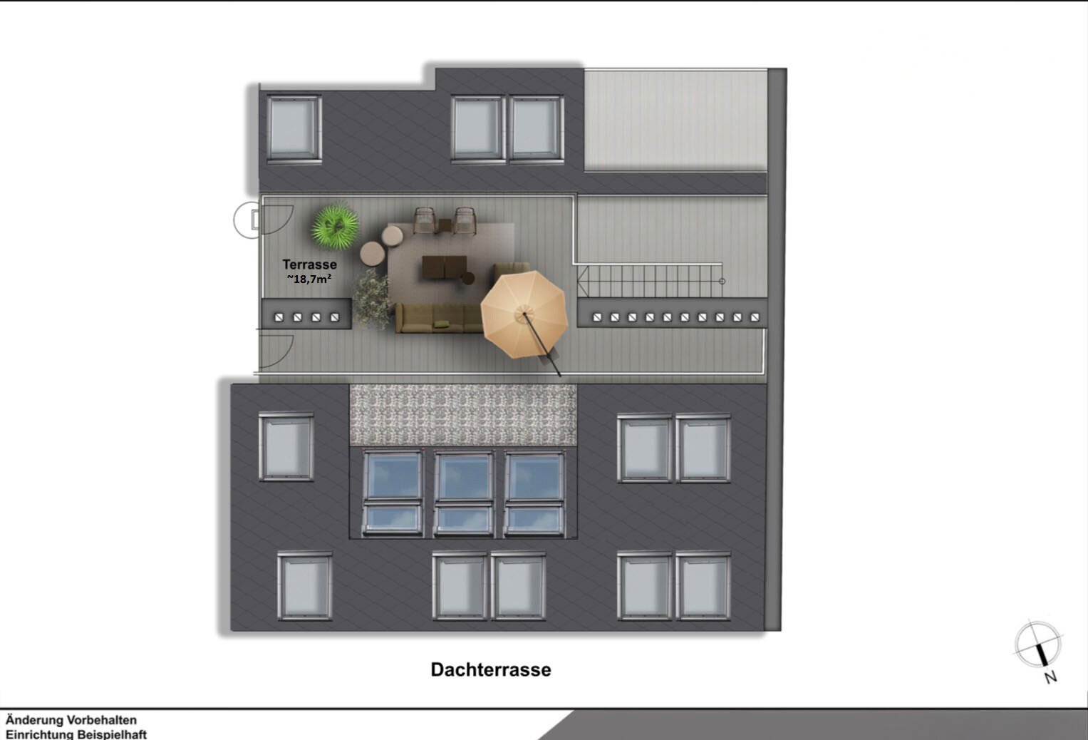 Dachterrasse