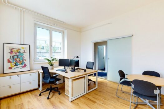 Büro mieten Klagenfurt – 51,36 m² Erdgeschossbüro mit 3 Räumen und Allgemeinflächen Ausstattungsbeispiel Büro 1