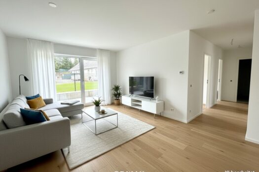 Wohn-Essküche KI-generiert, Homestaging