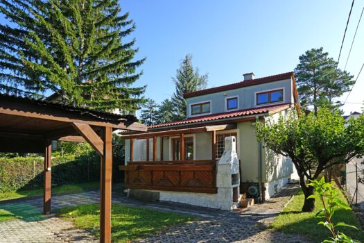 Südwestseitige Hausansicht