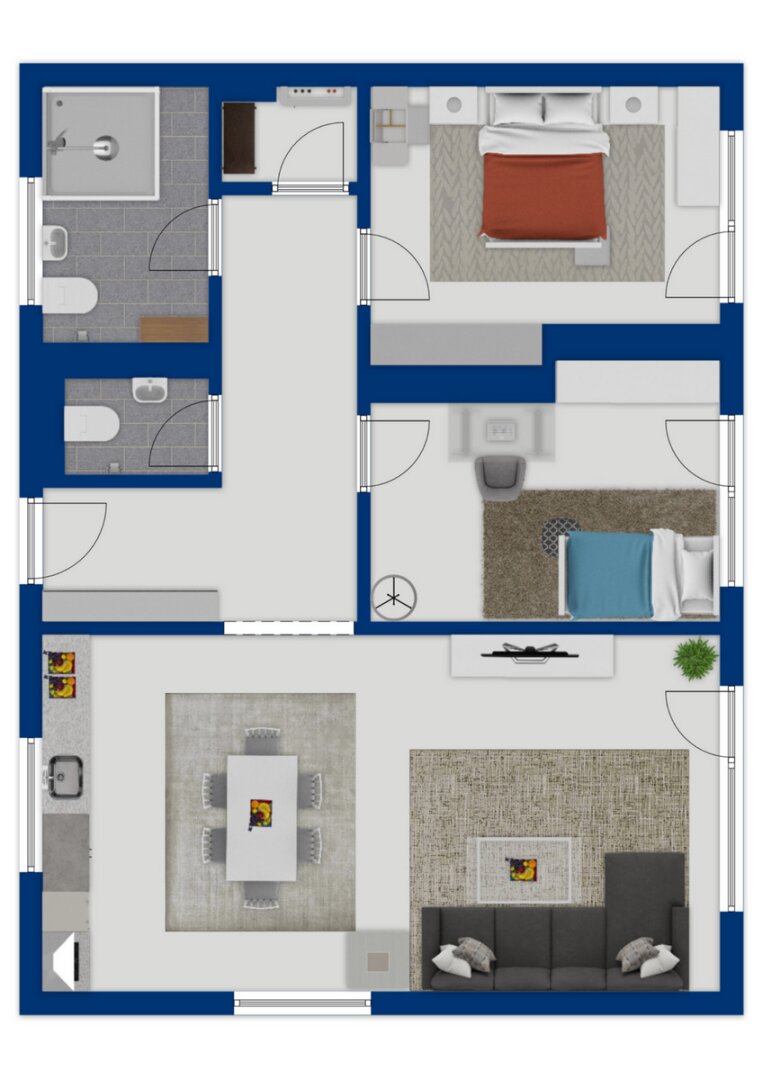 Grundriss TOP 7
