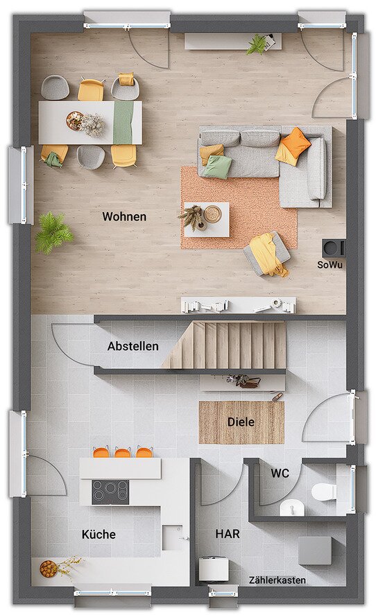 Planskizze EG (Angaben ohne Gewähr)
