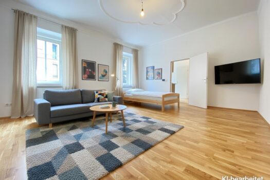 38,58 m² | Kompakte Singlewohnung mit separater Küche & großzügigem Wohnraum Einzelwohnraum