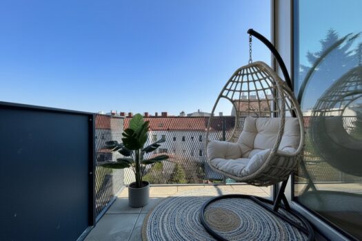 Balkon Hof Visualisierung