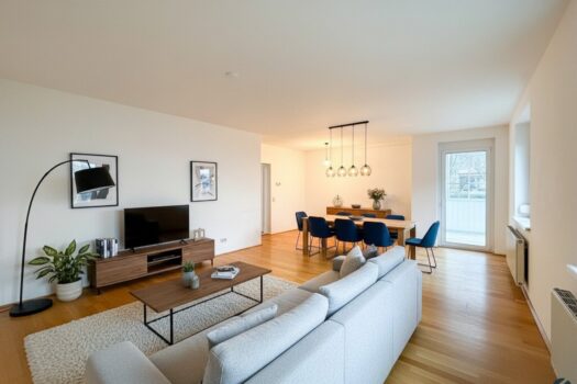 Einrichtungsbeispiel Wohnraum (KI generiert)