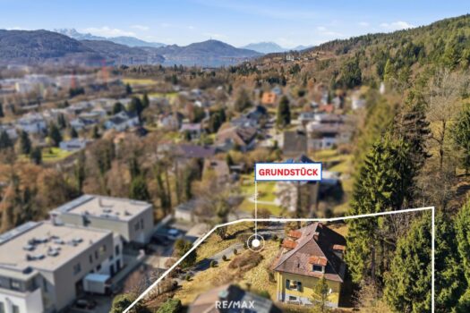 Exklusives Baugrundstück in Top-Lage in St. Martin bei Klagenfurt, am Fuße des Kreuzbergls Titelbild