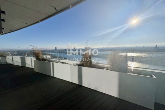 Außergewöhnlicher Balkon, Sonne fast den ganzen Tag, Ausblick wohin das Auge reicht: Neubau Erstbezug DANUBEFLATS 6l3i9nUMR94EPtM8O5Md6z