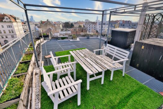 NEUBAU! Dachwohnung 87m² + 62m²-Dachterrasse | AM SPITZ, FLORIDSDORF | 360°Blick über Dächer 7o0ni1ju7RaHIlBwJn3MoS