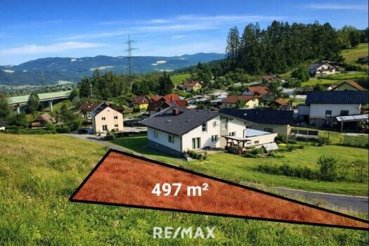 *** TOP ANGEBOT 497m² Baugrundstück 572/5 in Krieglach: Ruhige, Erhöhte Lage mit wundervollem Ausblick *** DSWfW7BGqevapKnbJNTrB