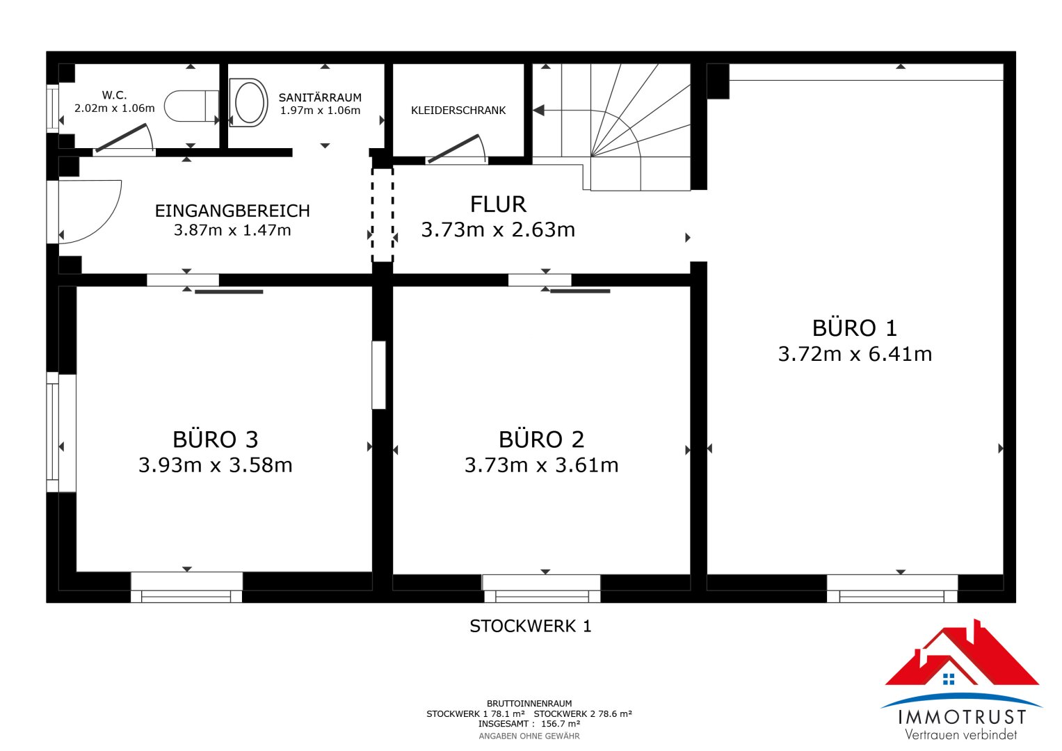 Plan Erdgeschoss