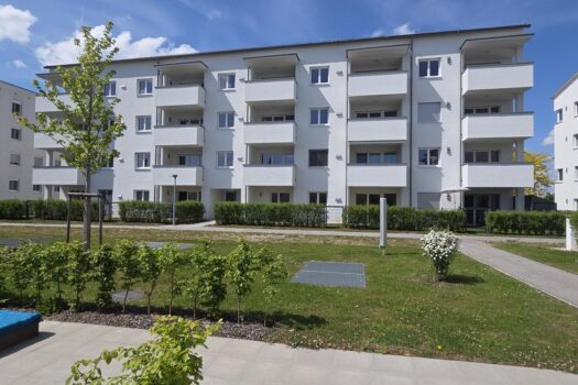Gartenseite Hausfassade