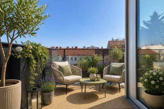 Balkon - Visualisierung