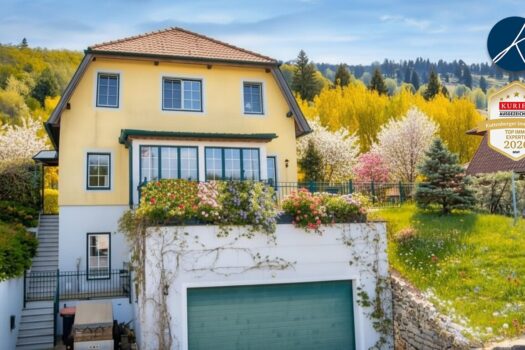 Haus mit Gartenparadies und Blick über das Kamptal