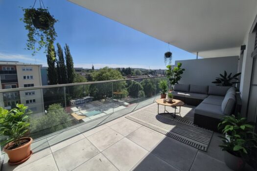 *Familienfreundliche 3-Zimmer Neubauwohnung ab 64 m² in Graz-Messe mit Küche möbliert, Balkon, Lift & Stellplätze* 3NTNv1NTFSKGTByyYo5Xz1